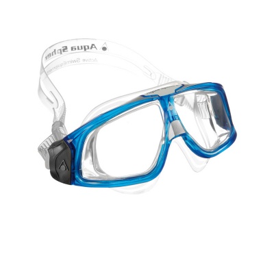 Очки для плавания Aqua Sphere Seal 2.0 прозрачный силикон, прозрачные линзы фото в интернет-магазине DiveStyle