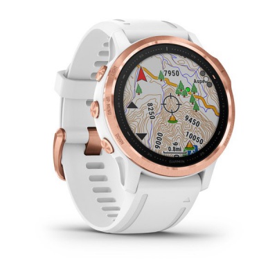 Часы Garmin Fenix 6S Pro с силиконовым ремешком фото в интернет-магазине DiveStyle