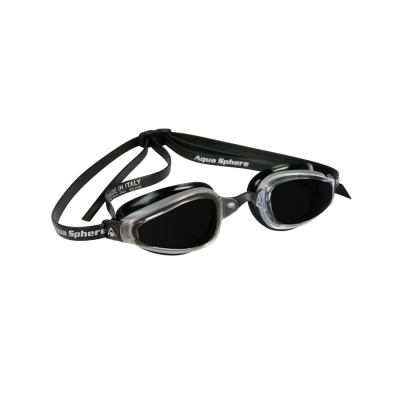 Очки для плавания Aqua Sphere K180 черные линзы фото в интернет-магазине DiveStyle