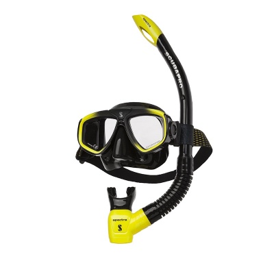 Комплект маска и трубка SCUBAPRO Zoom Evo Combo черный силикон фото в интернет-магазине DiveStyle