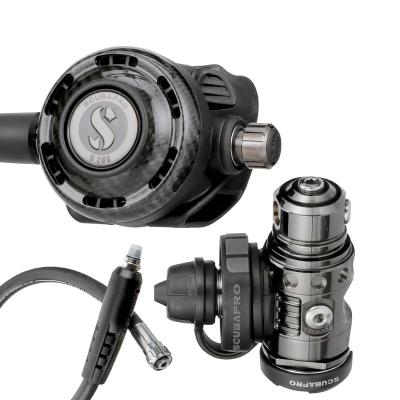 Регулятор SCUBAPRO Mk19 Evo Black Tech/G260 Carbon Black Tech фото в интернет-магазине DiveStyle