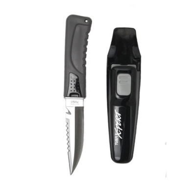 Нож для дайвинга Tusa X-Pert, черный фото в интернет-магазине DiveStyle